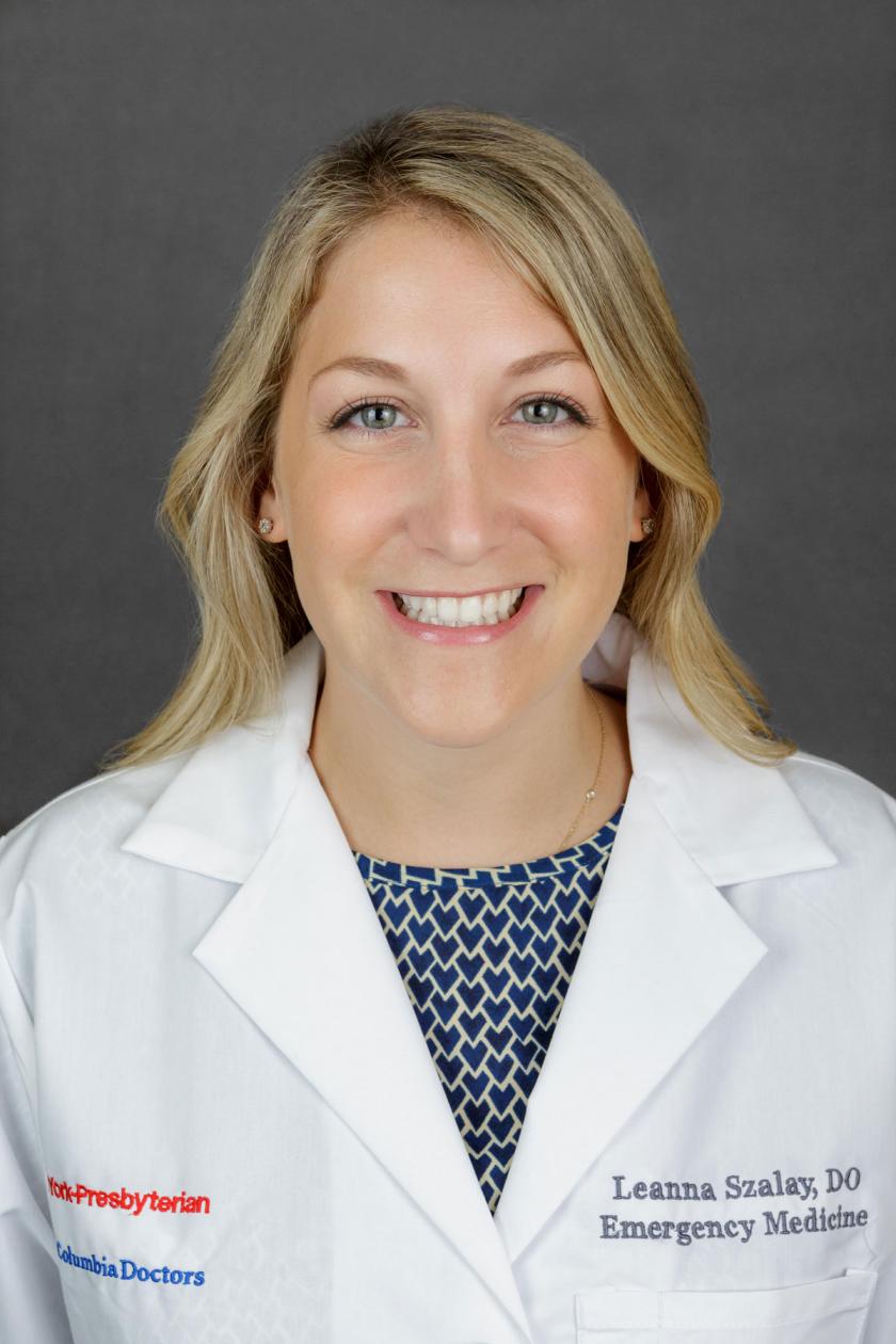 Leanna Szalay Do Emergency Medicine Columbiadoctors New York